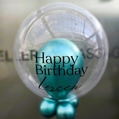 Helium-Ballon mit Wunschtext